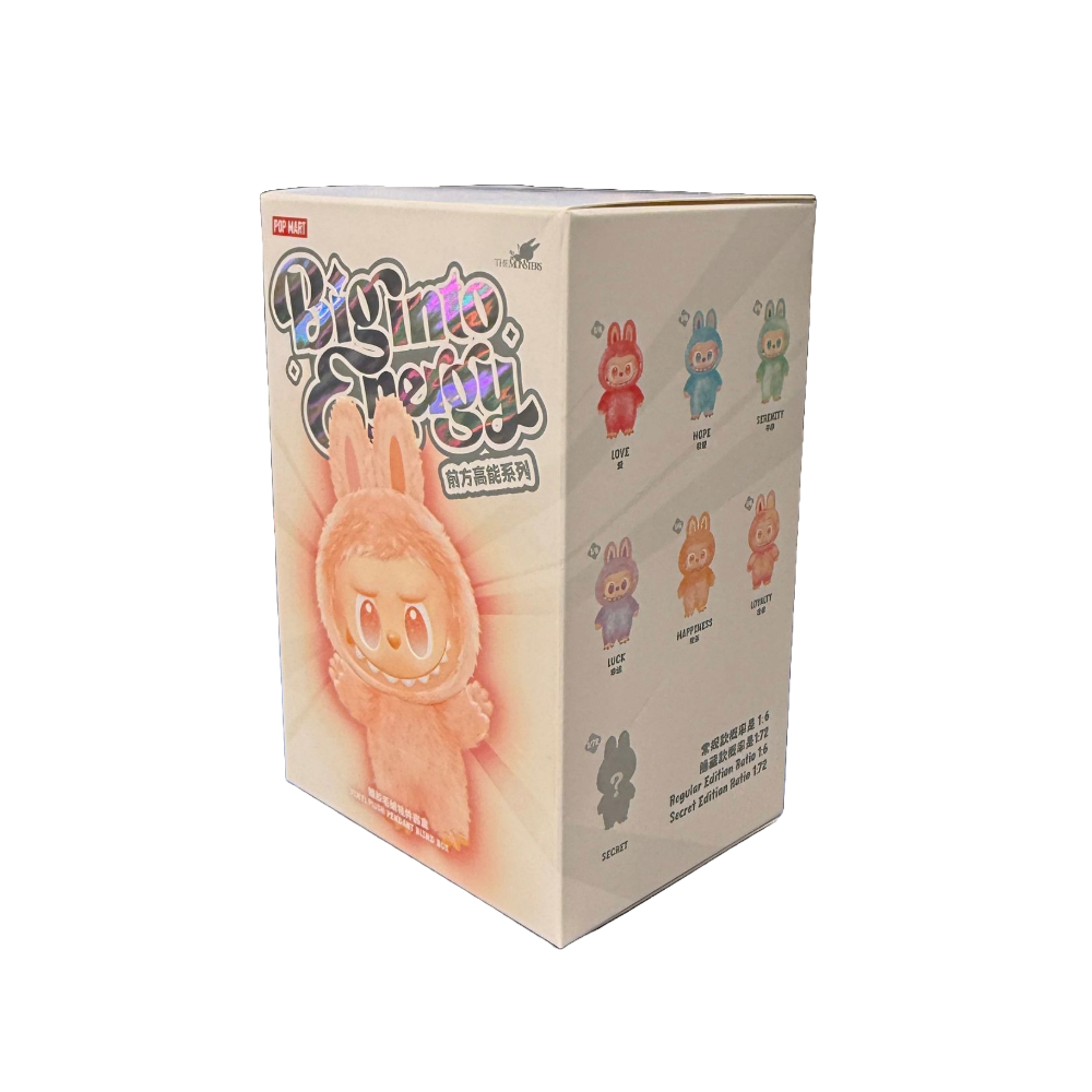 Pop Mart Labubu The Monsters 'Big into Energy' Vinyl Plush Pendant Blind Box