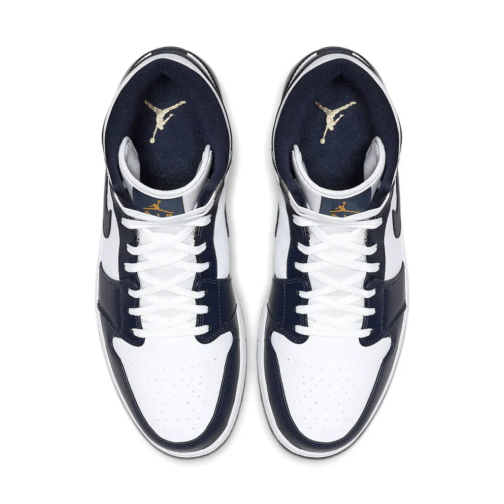 Air Jordan 1 Mid White Obsidian