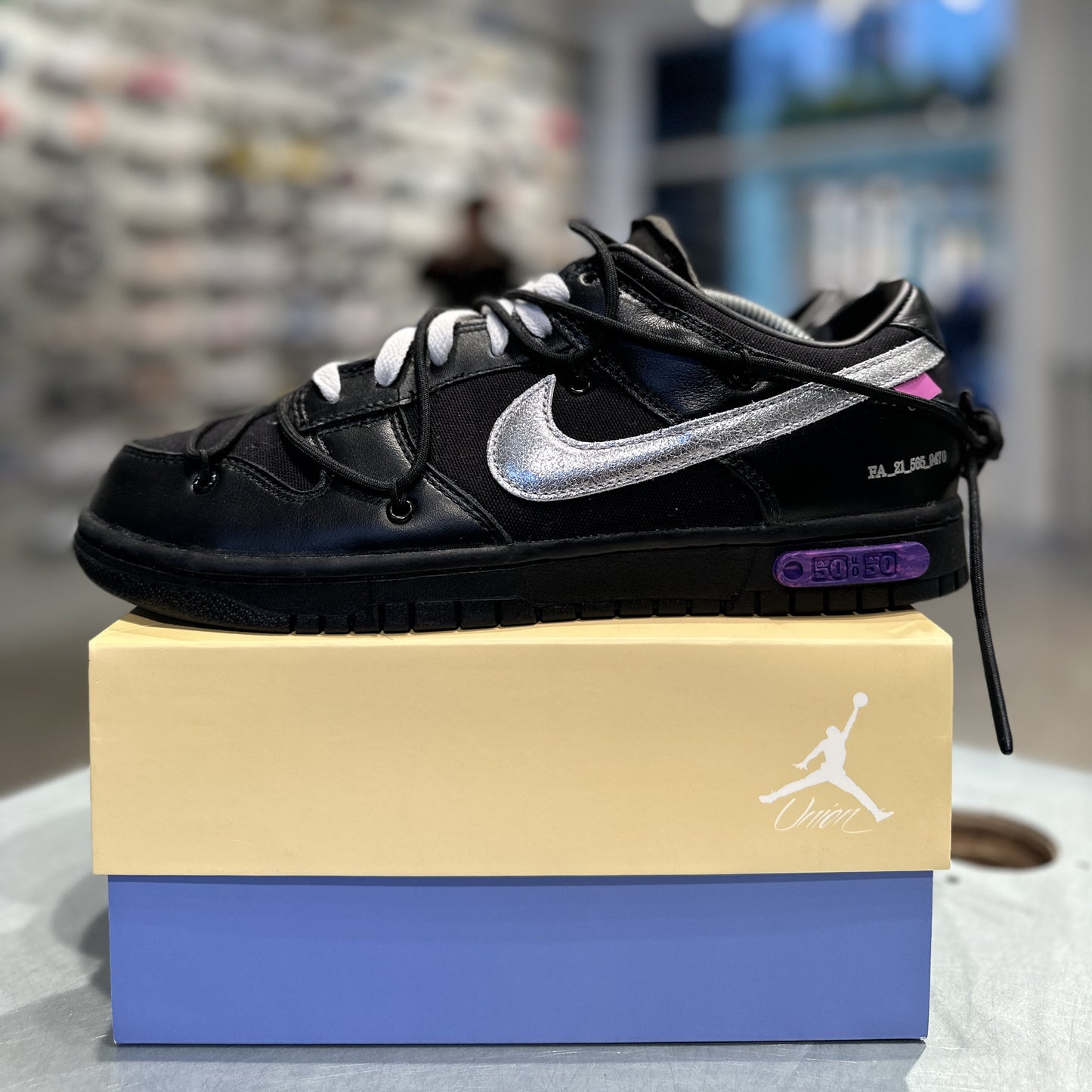 Nike Dunk Low Off-White 'Lot 50' UK9 (No Box)
