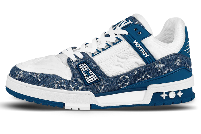 Louis Vuitton LV Trainer Low 'Monogram Denim' Blue