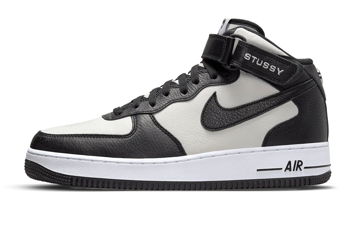 Stussy x Nike Air Force 1 Mid 'Black White'